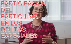 LA IMPORTANCIA DE LA PARTICIPACIÓN DEL PARTICULAR EN LOS DELITOS ESPECIALES